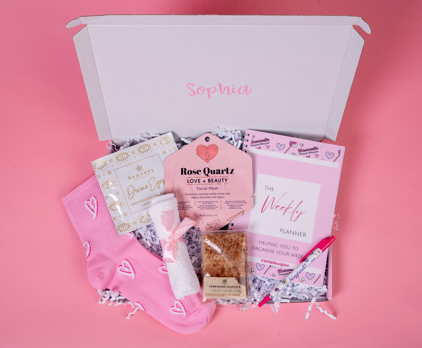 Spa pamper hamper personalised