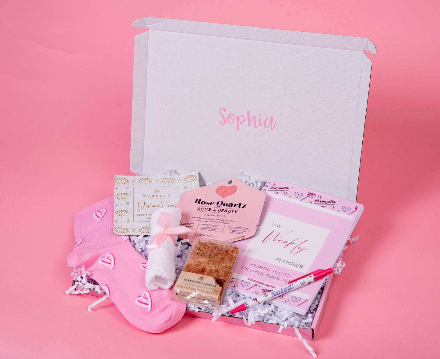 Spa pamper hamper personalised