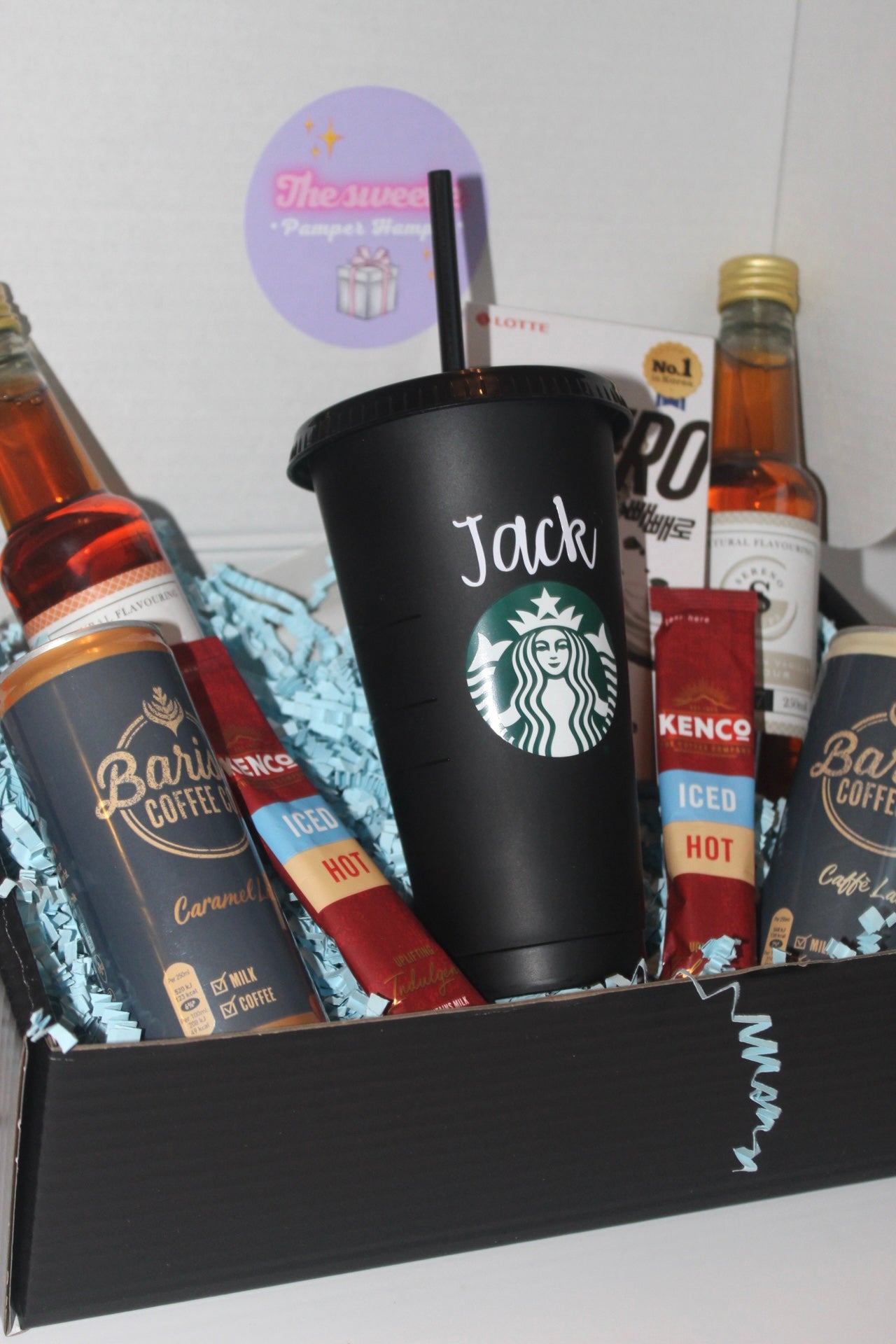 Personalised Starbucks coffee hamper
