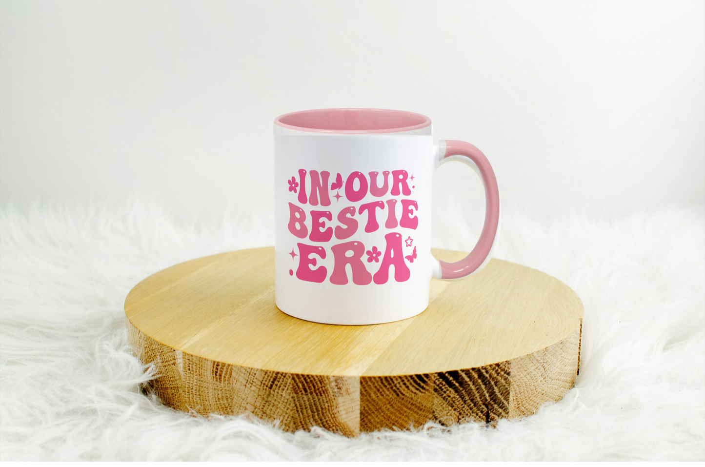 In our bestie era mug