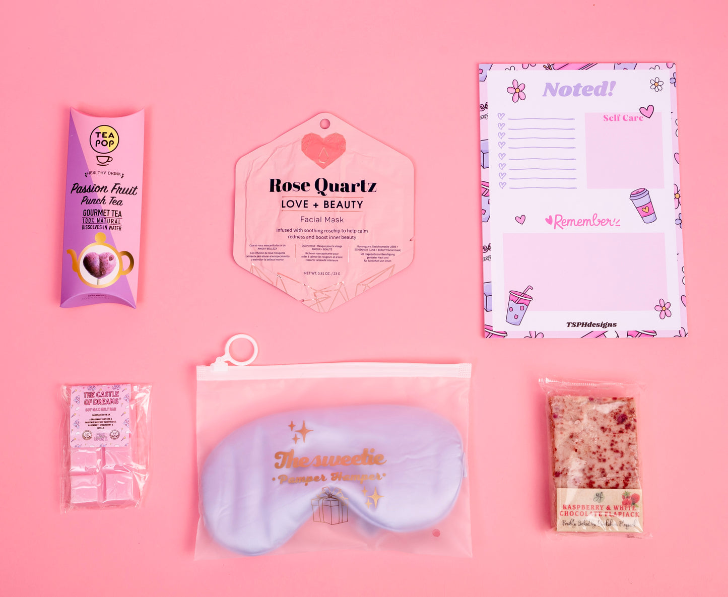 Personalised luxury purple hamper