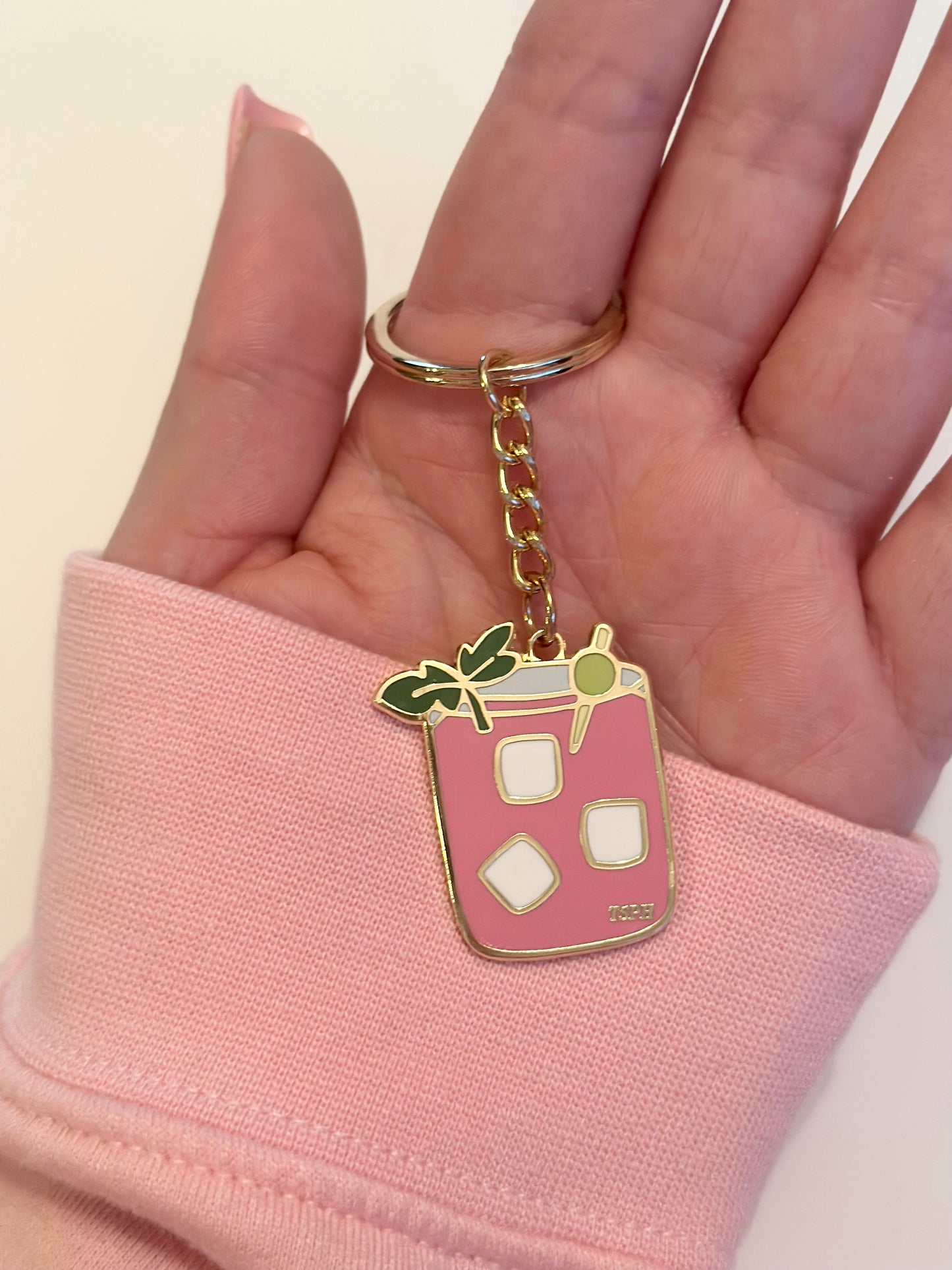 The cocktail club keyring