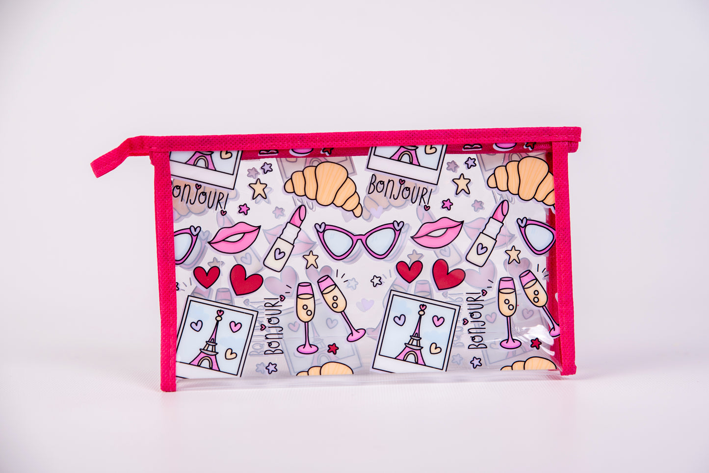 Pink in Paris makeup bag / pencil case