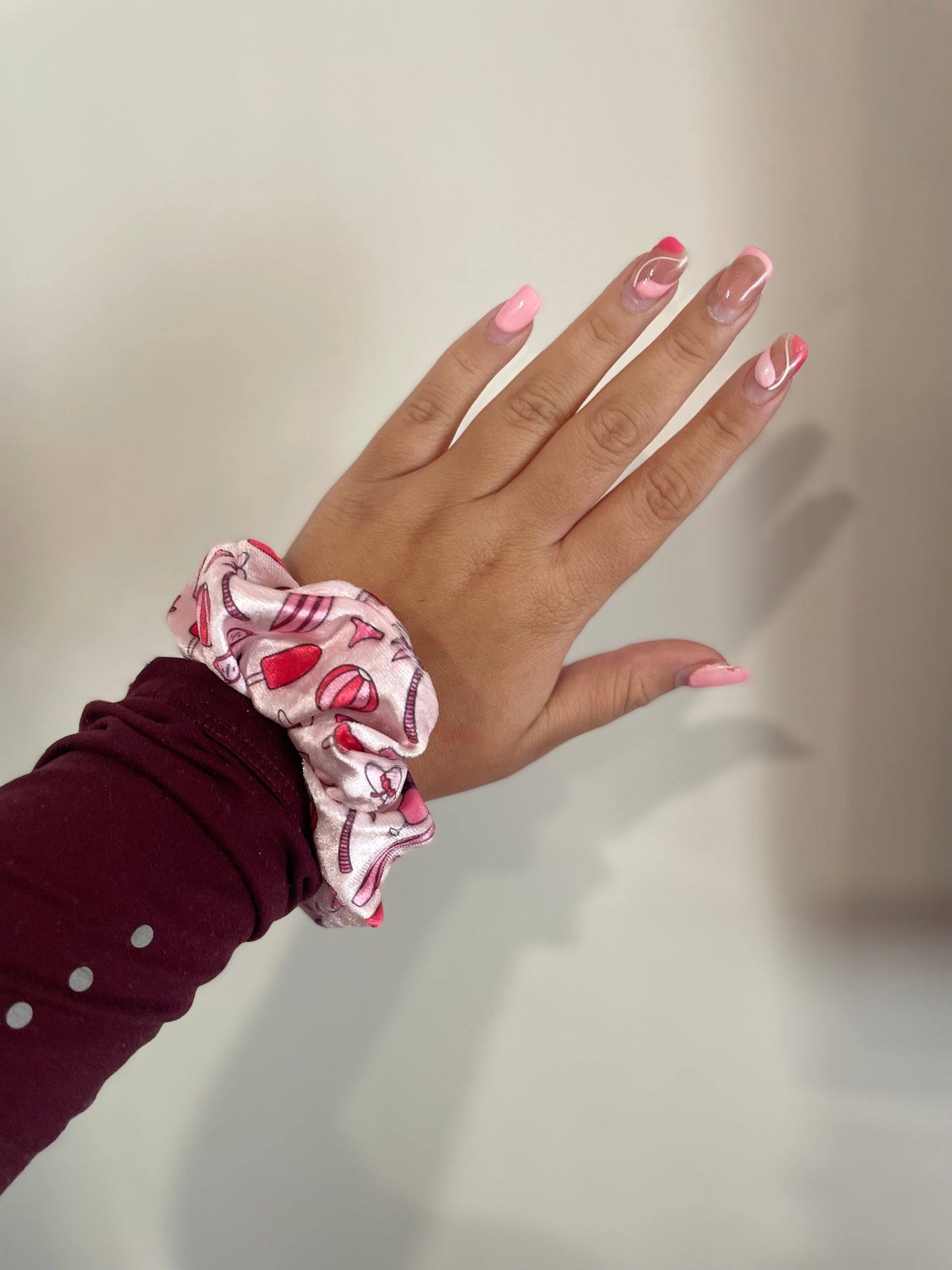 Vacay vibes velvet scrunchie