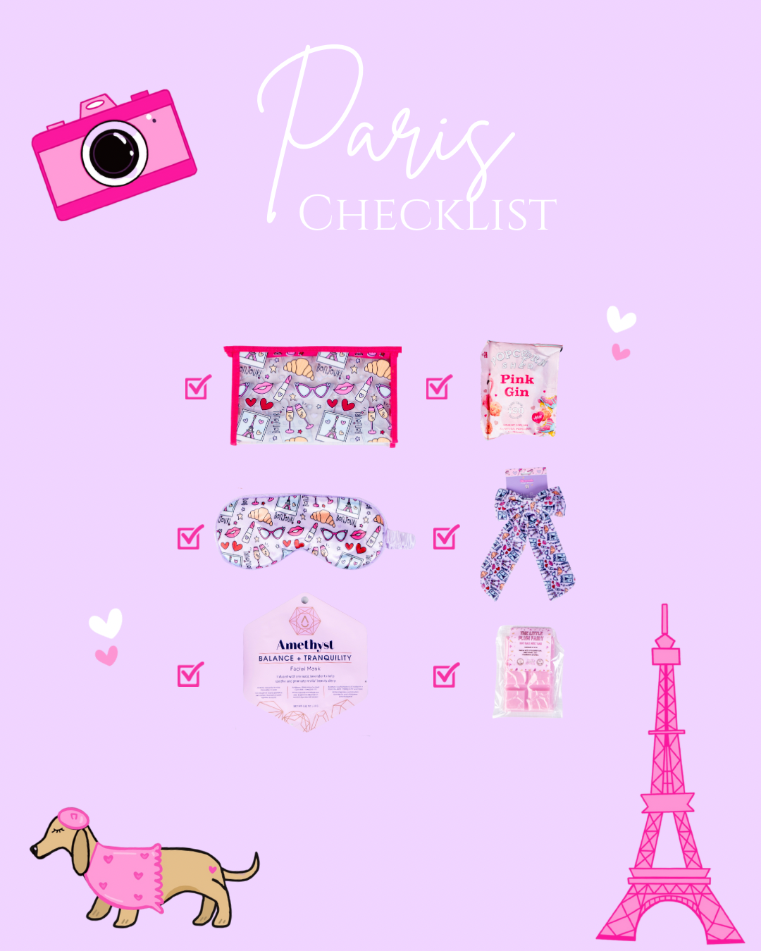 The perfect Paris checklist! ✈️🇫🇷🩷
