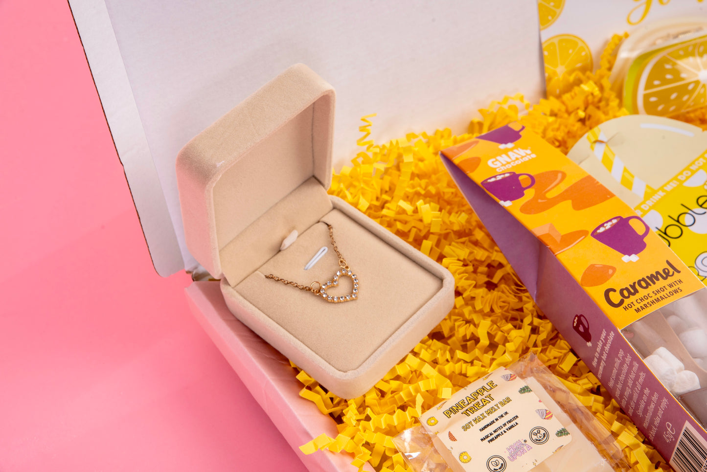 Yellow themed Personalised hamper